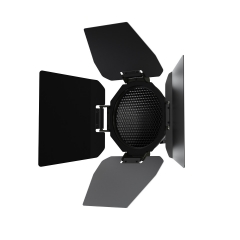 Reflector with Barndoor and Honeycomb Grid