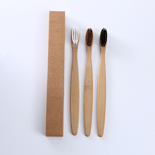 100% Eco-friendly material OEM Charcoal Bamboo Toothbrush