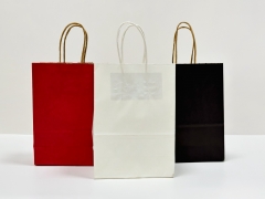 Premium Small Vertical Kraft Paper Carry Bags
