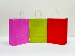 Premium Small Vertical Kraft Paper Carry Bags