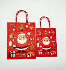 Charming small Kraft Paper Bages With Playful Cartoon Prints