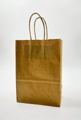 Premium Small Vertical Kraft Paper Carry Bags