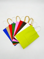 Premium Small Vertical Kraft Paper Carry Bags