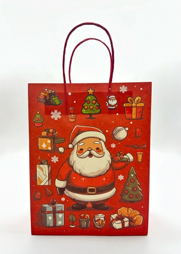 Charming small Kraft Paper Bages With Playful Cartoon Prints