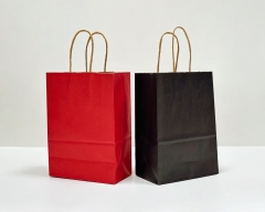 Premium Small Vertical Kraft Paper Carry Bags