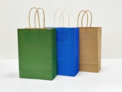 Premium Small Vertical Kraft Paper Carry Bags