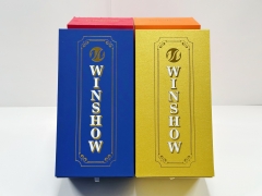 Opulent Matte Drawer-Style Wine Gift Boxes