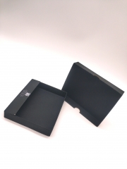Premium Black Specialty Paper Rigid Wallet Gift Box
