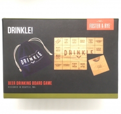Beer Drinking Game Board Storage Box