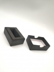 Black Specialty Paper Rigid Perfume Packaging Box