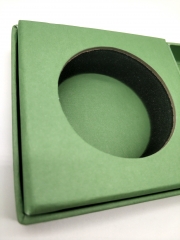 Green Rigid Flip-Top Cosmetic Gift Box