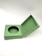 Green Rigid Flip-Top Cosmetic Gift Box