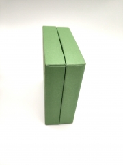 Green Rigid Flip-Top Cosmetic Gift Box