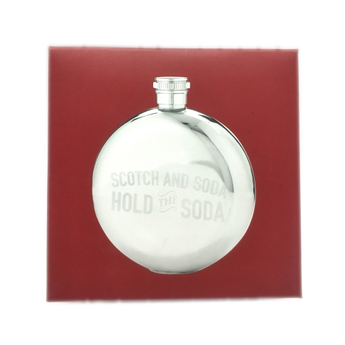Red Rigid Heaven and Earth Scotch Flask Box