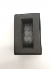 Black Specialty Paper Rigid Perfume Packaging Box