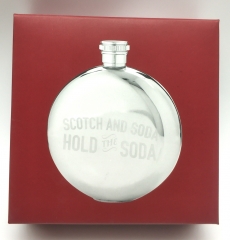 Red Rigid Heaven and Earth Scotch Flask Box