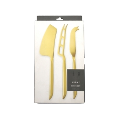 Black Rigid Drawer Box for Cheese Knife Set