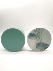 Watercolor Cylindrical Gift Box