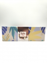 Colorful Leaf Print Ceramic Tea Set Packing Box