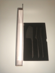 Black Rigid Drawer Box for Cheese Knife Set