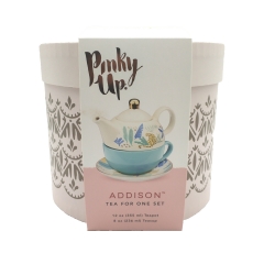 Handcrafted Round Tea Set Packaging Box