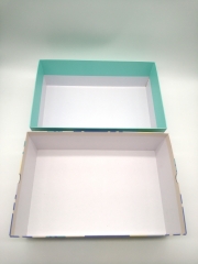 Colorful Leaf Print Ceramic Tea Set Packing Box