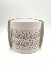 Handcrafted Round Tea Set Packaging Box