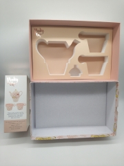 Pink Rigid Heaven and Earth Tea Set Gift Box