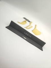 Black Rigid Drawer Box for Cheese Knife Set