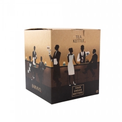 Retro Restaurant Style Tea Kettle Kraft Box