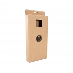 Natural Kraft Tuck-Top Packing Box with Hanging Hole