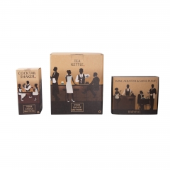Retro Restaurant Style Tea Kettle Kraft Box