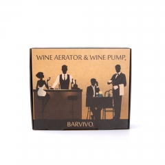 BARVIVO Wine Aerator & Wine Pump Kraft Box