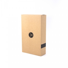 Drawer Kraft Box with Black Printed Logo