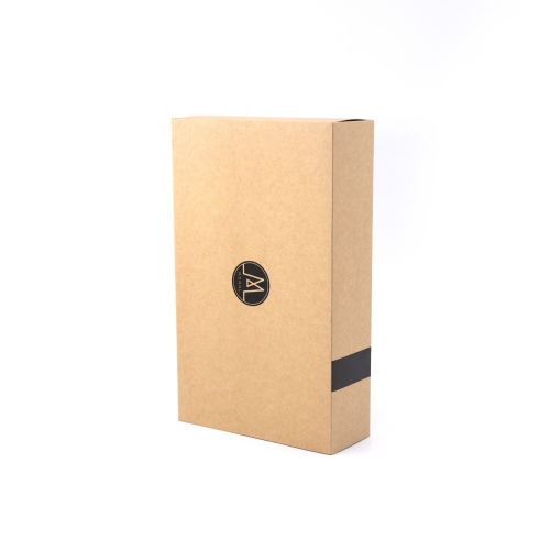 Drawer Kraft Box with Black Printed Logo