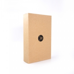 Drawer Kraft Box with Black Printed Logo