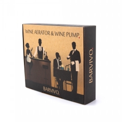 BARVIVO Wine Aerator & Wine Pump Kraft Box
