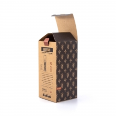 Brown Kraft Hurricane Bottle Lamp Gift Box