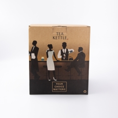 Retro Restaurant Style Tea Kettle Kraft Box