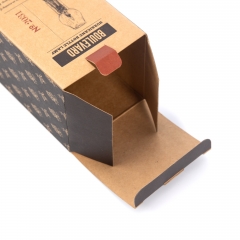 Brown Kraft Hurricane Bottle Lamp Gift Box
