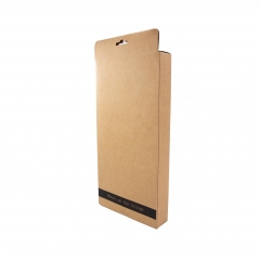 Natural Kraft Tuck-Top Packing Box with Hanging Hole