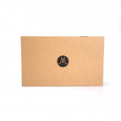 Drawer Kraft Box with Black Printed Logo
