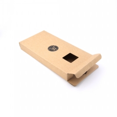 Natural Kraft Tuck-Top Packing Box with Hanging Hole