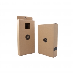 Natural Kraft Tuck-Top Packing Box with Hanging Hole