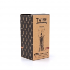 Brown Kraft Hurricane Bottle Lamp Gift Box