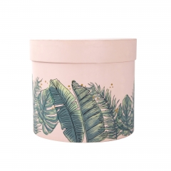 Decorative Round Rigid Boxes with Art Prints