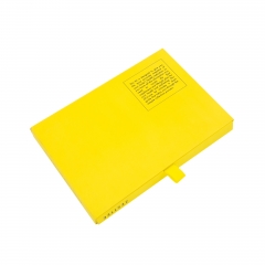 Minimalist Yellow Artcard Box with Ribbon Pull Tab