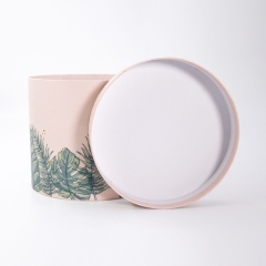 Decorative Round Rigid Boxes with Art Prints