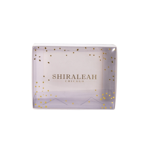 White Artcard Transparent Display Gift Box – SHIRALEAH