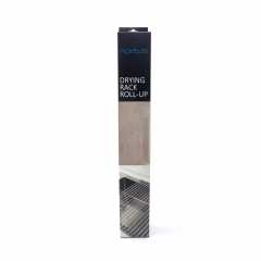 Drying Rack Roll-Up Packaging Box With Display Hook